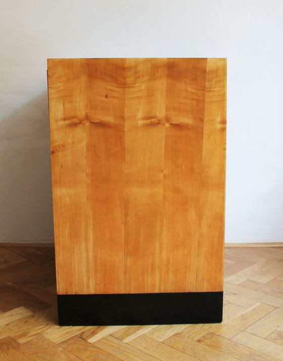 Image 1 of Coiffeuse moderniste des années 1950 avec miroir réglable caché