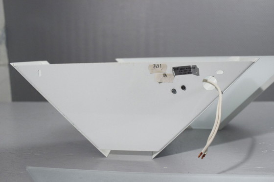 Image 1 of SCE Frankrijk - Paar vintage postmoderne Memphis-wandlampen uit de jaren 80.