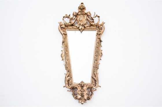 Image 1 of Antique Mirror, circa 1920, Northern Europe.
