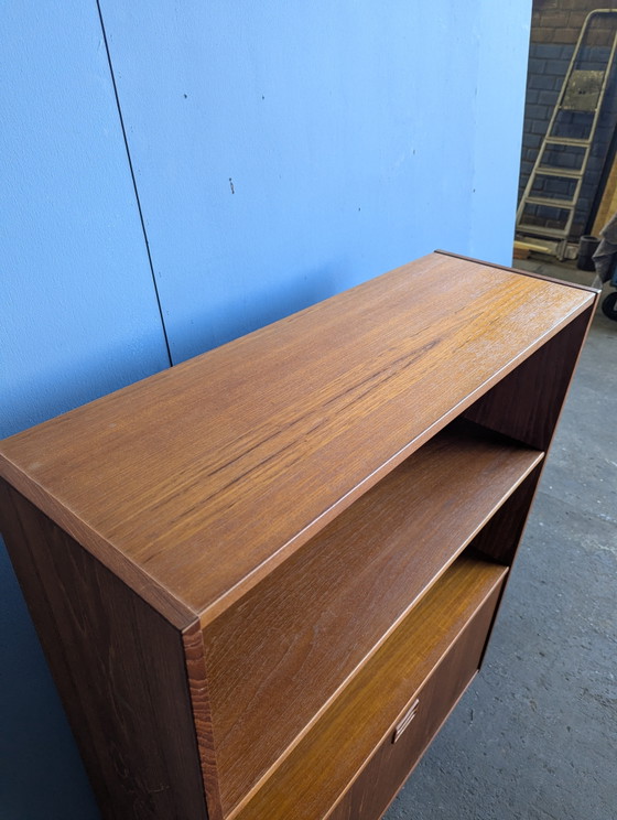 Vintage Teak Boeken/ Barkast-Clausen Denmark – Boekenkasten, Wood (photo 7 of 14)