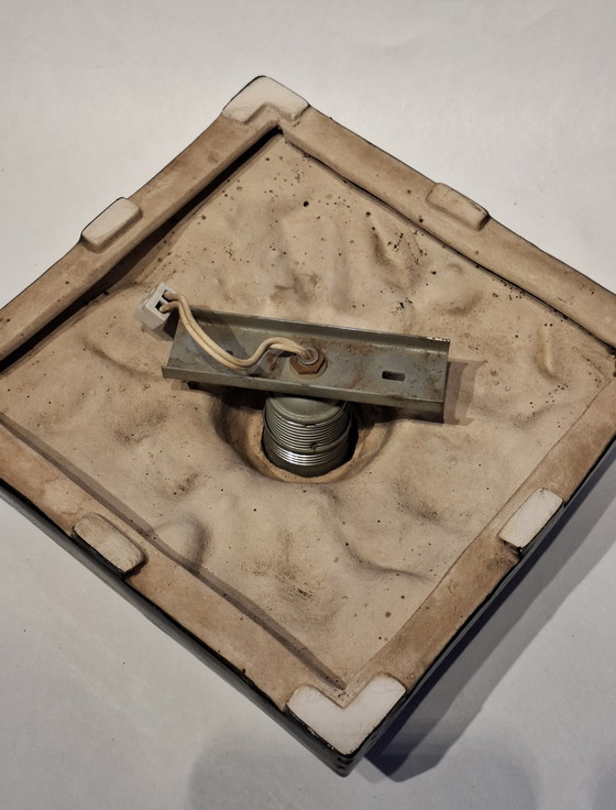 Image 1 of Grande lampada da parete in ceramica vintage