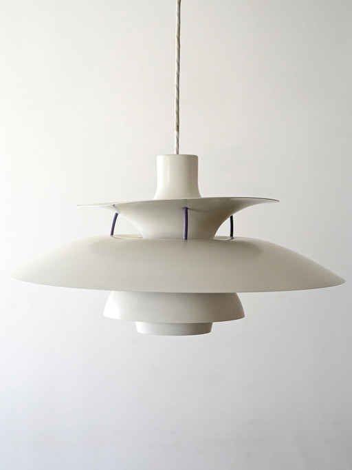 White PH 5 Pendant by Poul Henningsen
