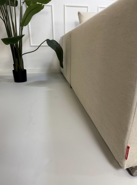 Image 1 of Flexform Groundpiece Designer Sofa Stoff Beige Couch Ecksofa