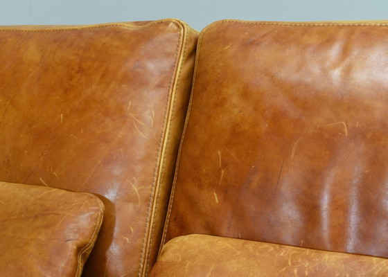 Pair of Baxter ‘Arcon’ Sofas in Buffalo Leather by Marco Milisich, Italy, 1970s, Couches, Brown (photo 17 of 20)