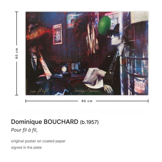 Dominique Bouchard Poster Pour Fil À Fil – Paper (photo 3 of 5)