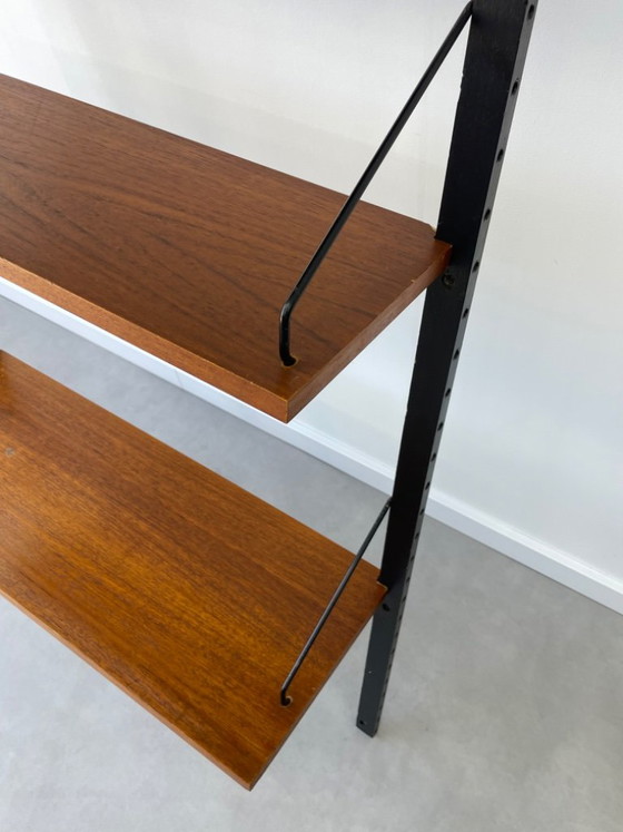 Vintage wandsysteem, Poul Cadovius, Royal System – Wandkast, Metal (photo 3 of 13)