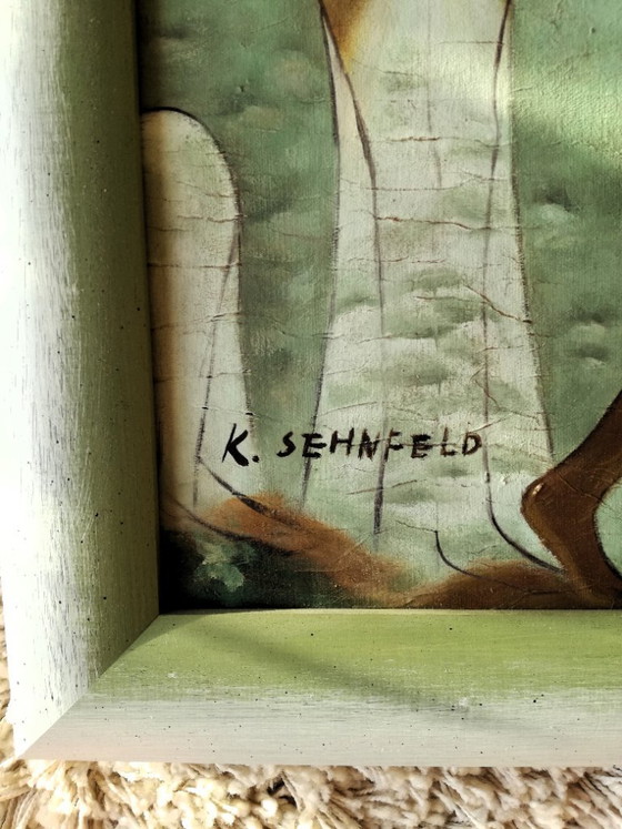 Image 1 of Framed picture/painting by K. Sehnfeld