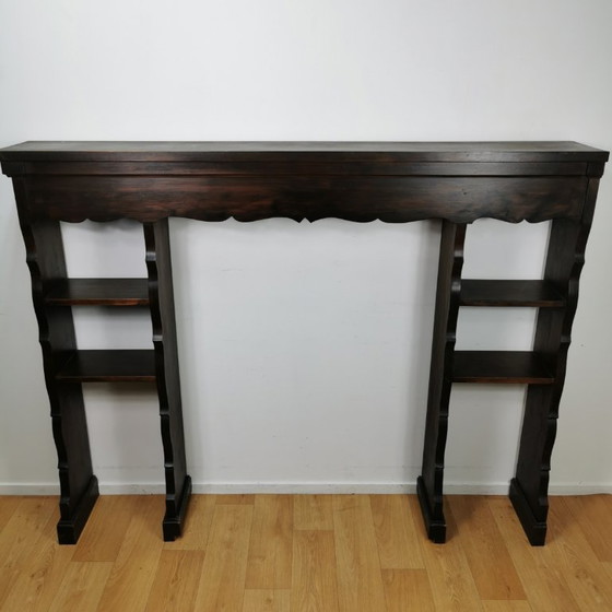 Image 1 of Antique wall console, kitchen shelves, mantel surround, wall rack