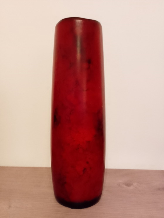 Image 1 of Grande vaso rosso bordeaux, Bay Keramick, Germania
