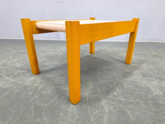 Image 1 of Portavasi in faggio stile metà secolo con piani Umakart, set anni '70