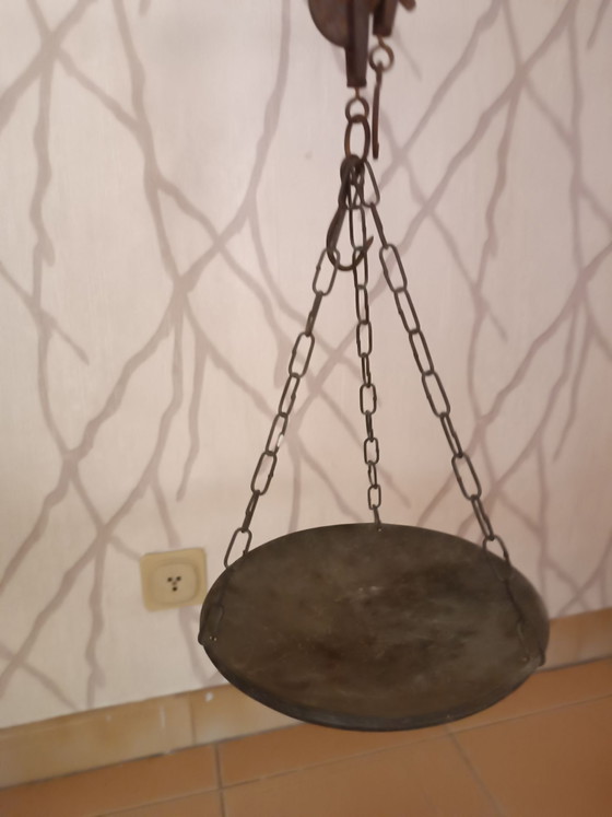 Antique scale, Decorative Objects, Iron, Metal, Brown (photo 5 of 8)