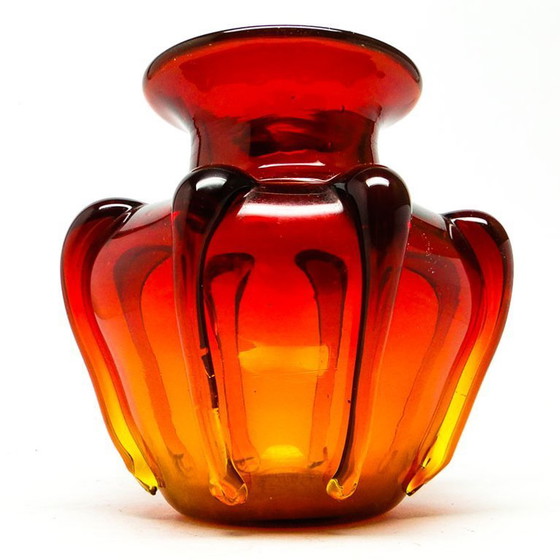 Image 1 of Postmodern Vase by Cracow Institut of Glass, designed by Jerzy Słuczan-Orkusz, Poland, 70s
