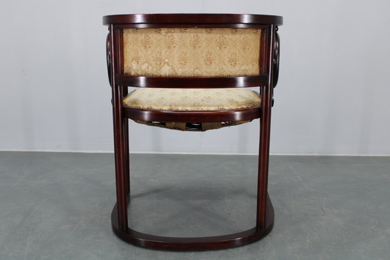 Image 1 of Josef Hoffmann Variatie van Art Nouveau "Fledermaus" Fauteuil door Fischel