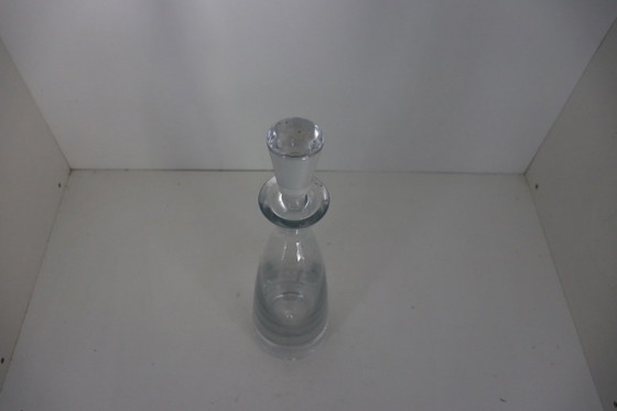 Beautiful Hand Blown Crystal Decanter – Krosno "Bonny" (Poland) - 38 cm – Vases, Glass (photo 4 of 7)