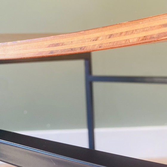 Image 1 of Auping Carelle 552 designstoel 50s - Nero metaal met teak