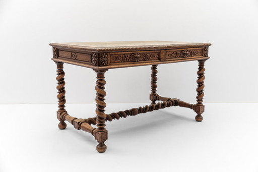 French Barley Twist Writing Desk