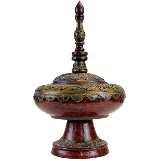Antico Contenitore di Offerte Hsun-Ok Birmano – Myanmar, ca. 1890–1920 – Oggetti decorativi, Other (photo 5 of 5)