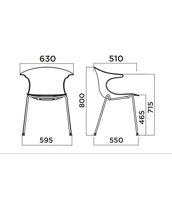 Image 1 of 6 Chaises design en bois Infiniti