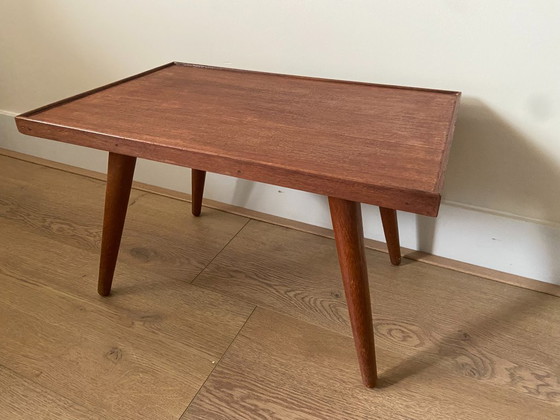 Image 1 of Midcentury plant table, mahogany, 1960s