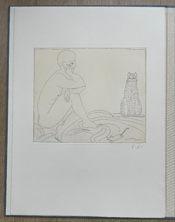 Image 1 of Francois-Xavier Lalanne (1927-2008) Cat, mouse and seated man, 2002