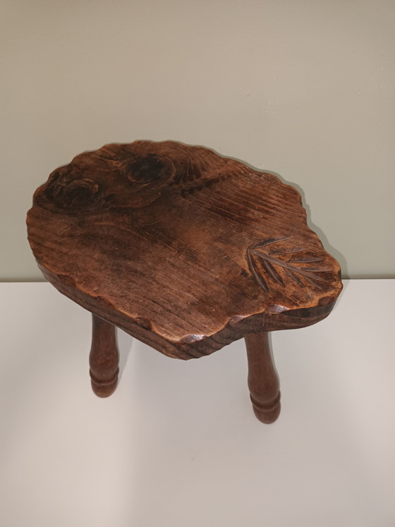 Image 1 of Spanish wooden stool