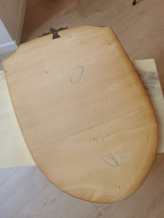 Gio Ponti Stil Mid Century Spiegel – Brass (photo 5 of 5)