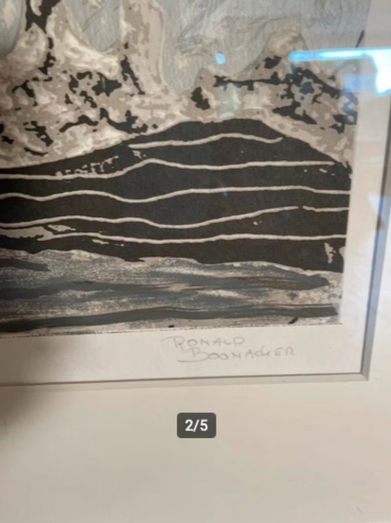 Image 1 of Ronald Boonacker - Ciel nocturne 1 - Sérigraphie