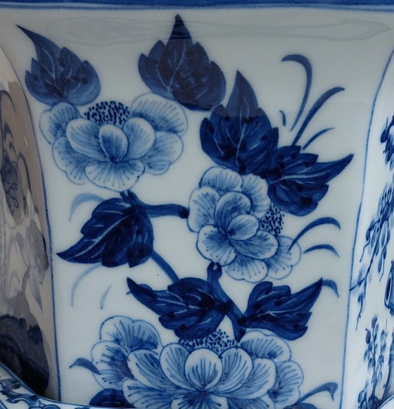 Image 1 of Antico vaso cinese - Porcellana bianca e blu