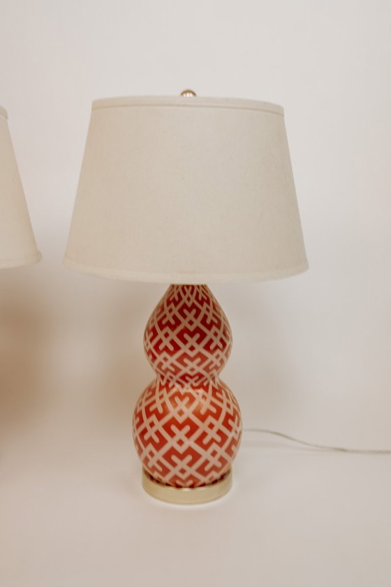Image 1 of Vintage eclectic table lamps, set of 2