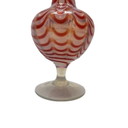 Vaso opalino vintage in stile muranese