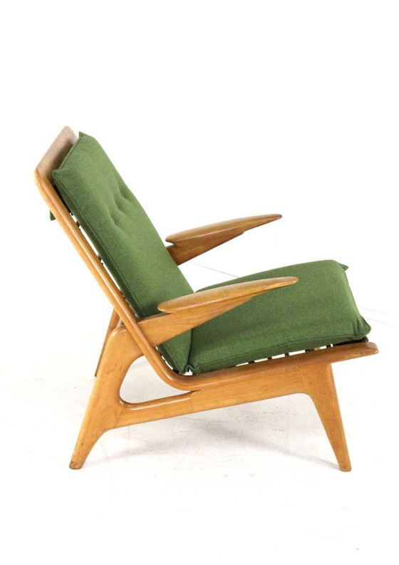Image 1 of Fauteuil vintage de style Rob Parry, récemment retapissé