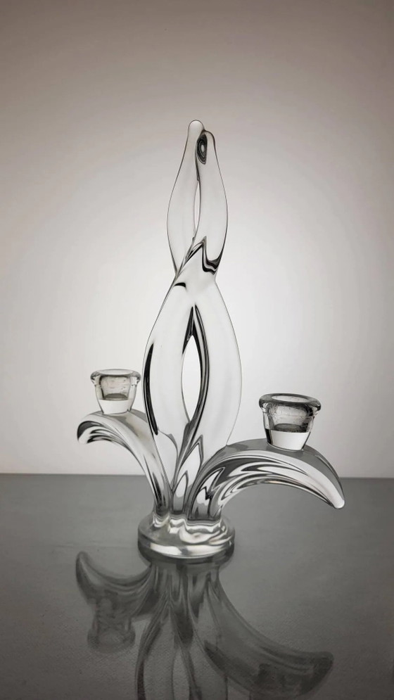 Portavelas de cristal Vannes – Crystal, Glass, Art Deco (photo 4 of 8)