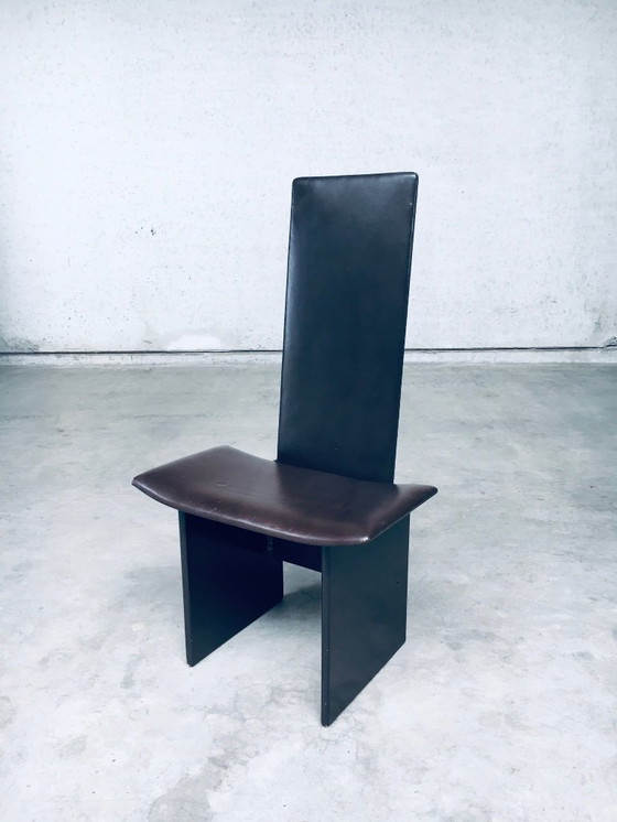 Image 1 of Postmodern Design RENNIE Dining Chair set by Kazuhide Takahama for Simon Gavina, Italy 1980's