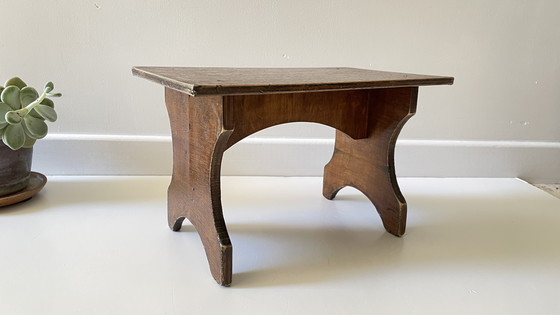Image 1 of Vintage houten krukje