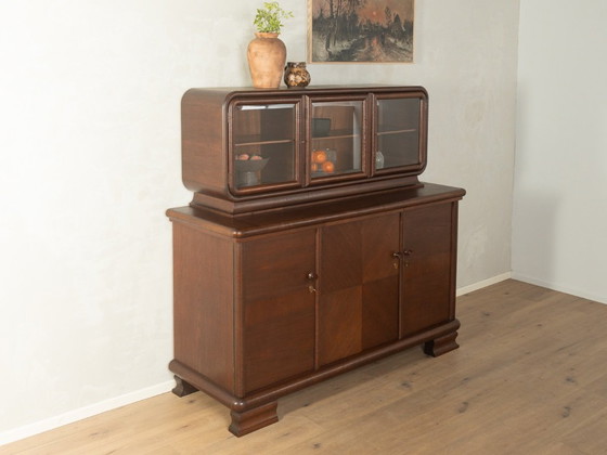 Image 1 of Vintage art-deco vitrinekast uit de jaren 1920