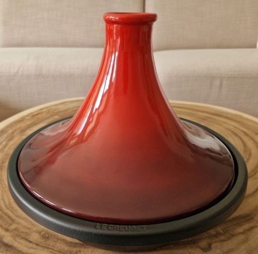 Le Creuset Tajine/Tagine 31 Cm Cerise – Nieuw In Doos – keukenaccessoires, Cast Iron