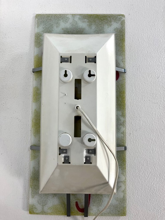 Image 1 of GYLLEN glass wall lamps, designed by Julia Treutiger for Ikea, 1990s.