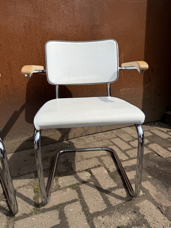 Image 1 of 2 x Vintage Thonet S64 Chair by Marcel Breuer
