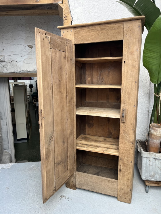 Image 1 of Small rustic oak bonnetière
18th century