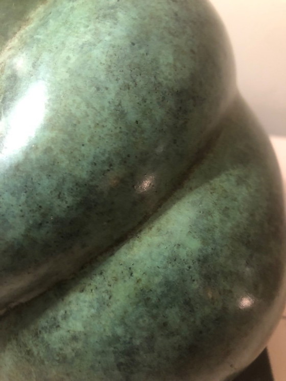 Beautiful Green Bronze Statue – Sculpture, Stone (photo 4 of 12)
