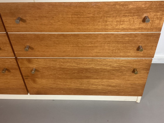 Image 1 of Vintage Mcm Ladekast Kast Dressoir Teak