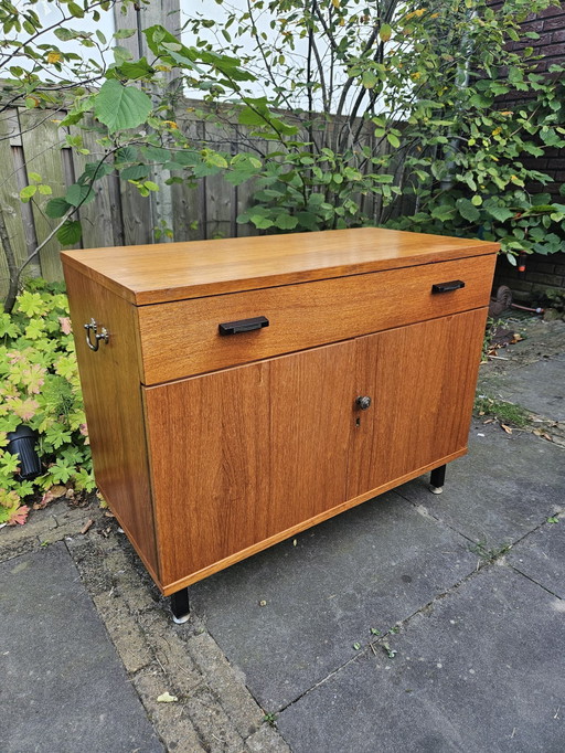 Vintage Dresser With Doors, Netherlands 1960'S