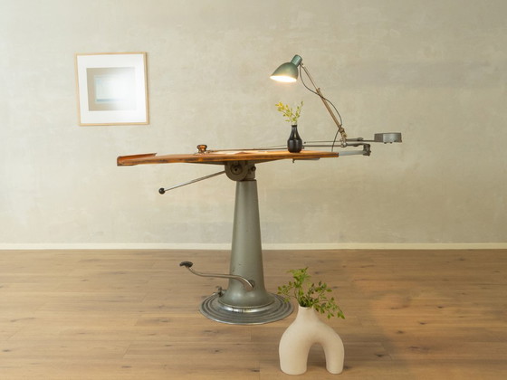 Table à Dessin des Années 1950 par Nike Eskilstuna, Bureaux, Bois, Marron (photo 9 sur 25)