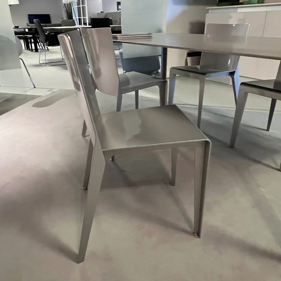 Image 1 of Mesa de comedor Molteni&C Less - 190x80 con 4 sillas de comedor Alpha (juego de 4)