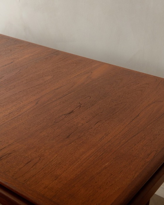Danish Modern Teak Extendable Dining Table Attributed to Sven Ellekaer, Denmark, 1960s – Wood (photo 13 of 18)