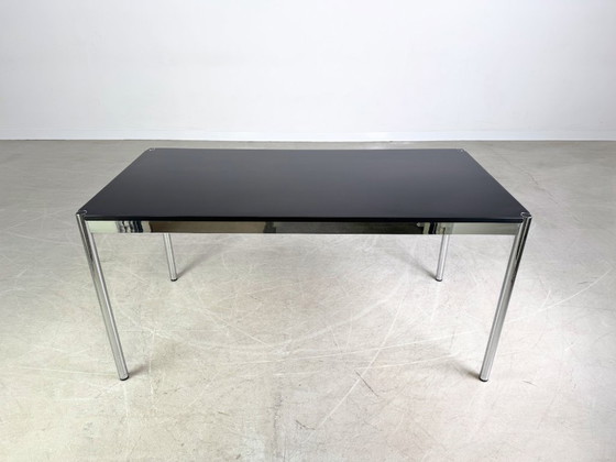 Image 1 of Origineel USM Haller bureau, nieuw zwart geverfd, designtafel