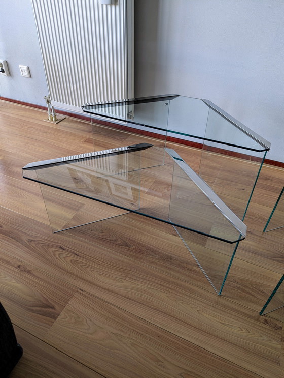 Image 1 of Gallotti & Radice - Tables d'appoint triangulaires par Pierangelo Gallotti