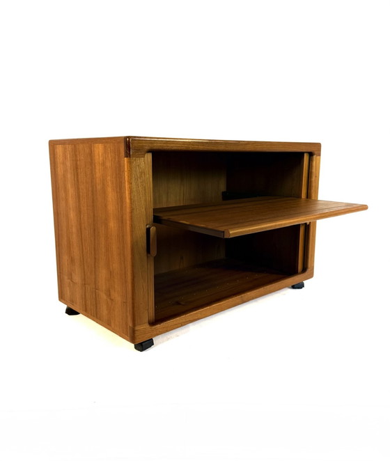 Image 1 of Vintage teak TV cabinet/audio furniture, Dyrlund '80