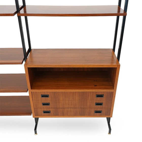 Image 1 of Bookcase with shelves and drawers, 1960s