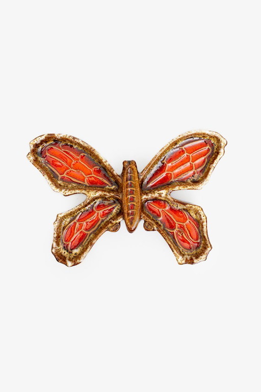 West Germany ceramic butterfly wall object